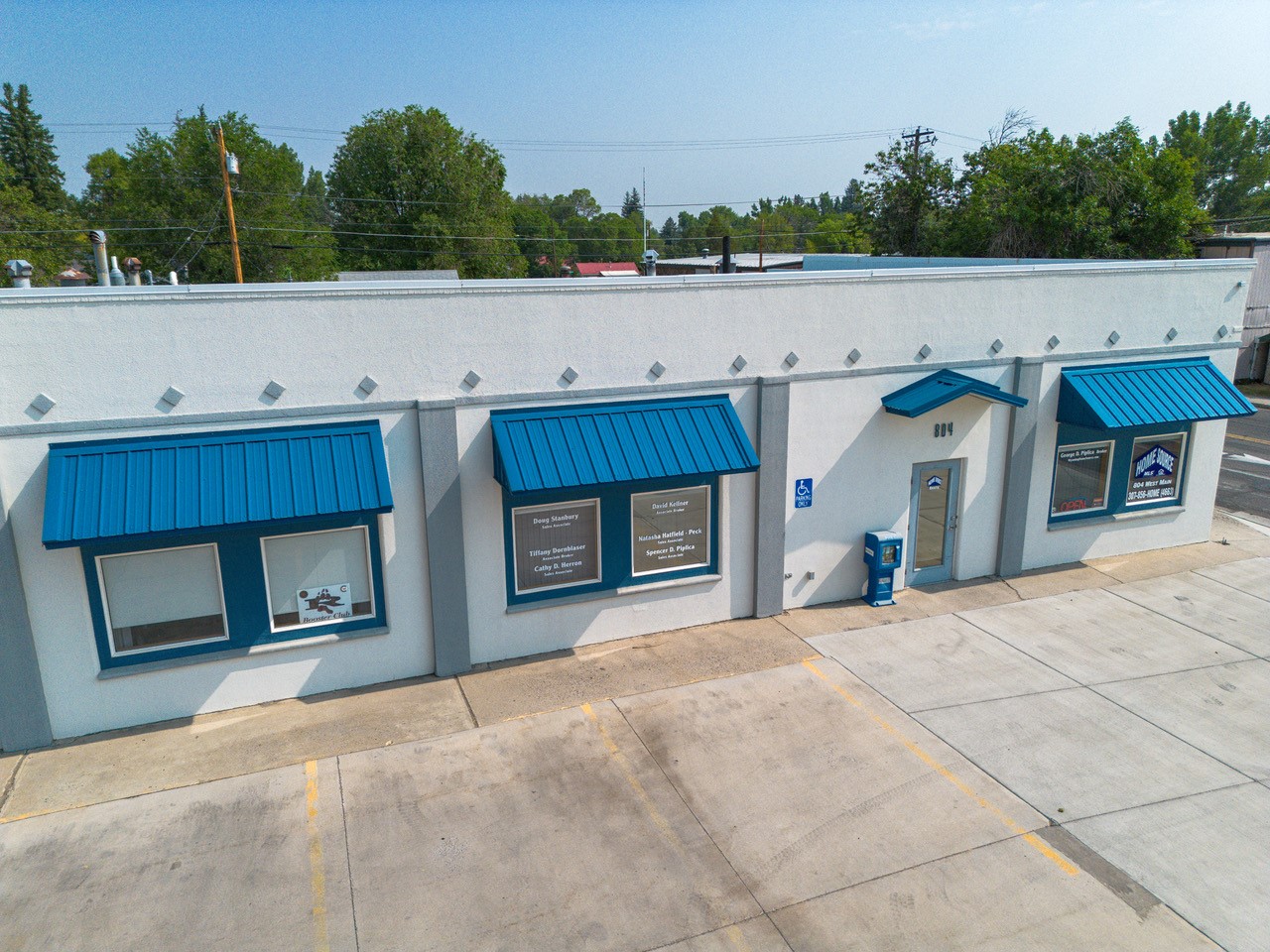 Aerial view of the Riverton office